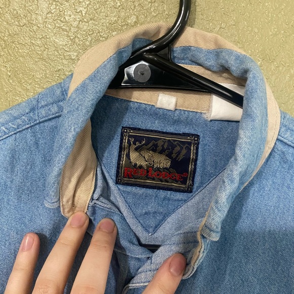 Vintage Denim Western Button Down - Picture 3 of 6